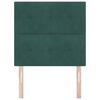 vidaXL Zagł&oacute;wek Ciemna zieleń 100 cm Aksamit