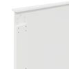 vidaXL Zagł&oacute;wek Z zagł&oacute;wkiem Biały 75 cm Materiał drewnopochodny