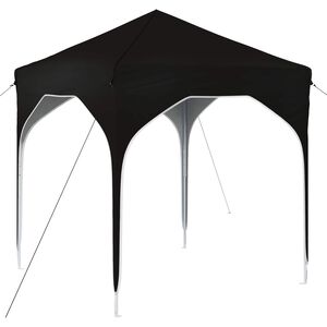 vidaXL Namiot imprezowy rozkładany 194 x 194 x 245 cm Czarny
