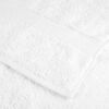 vidaXL Ręcznik Gościnny SOLUND Biały bawełna