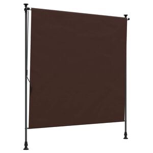 vidaXL Zewnętrzna Roleta Rolkowa brązowy 150 x 270 cm