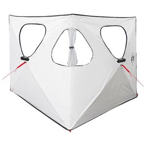 vidaXL Namiot myśliwski 145 x 145 x 150 cm Biały Blackout