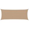 vidaXL Żagiel przeciwsłoneczny, 160 g/m&sup2;, kolor taupe, 2x5 m, HDPE