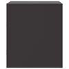 vidaXL Szafka nocna, czarna, 34,5x39x44 cm, stal