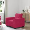 vidaXL Sofa Fotel Wino Czerwone 100x77x82 cm Aksamit