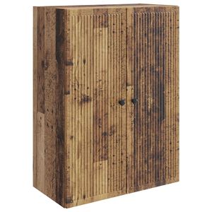 vidaXL Szafka ścienna Stare drewno 66 x 34,5 x 90 cm