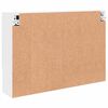 vidaXL Szafka z lustrem Biały 80 x 17 x 55 cm Materiał drewnopochodny