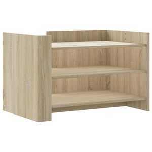 vidaXL Stolik kawowy, dąb sonoma 80x50x50 cm, materiał drewnopochodny