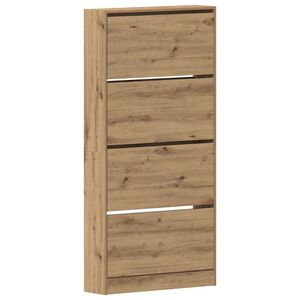 vidaXL Szafka na buty 80 x 21 x 163,5 cm Drewno inżynieryjne