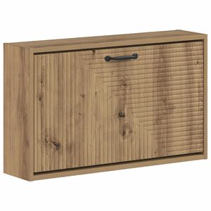 vidaXL Wisząca szafka na buty HAARLEM 71 x 17 x 43 cm Dąb artisan