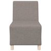 vidaXL Modułowa sofa bez podłokietnik&oacute;w Taupe 55 cm Materiał