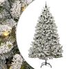 vidaXL Sztuczna choinka 270 cm 300 LED Ciepła biel PVC i stal
