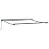 vidaXL Rama markizy Z regulacją Antracyt 4 &times; 3 m Stal