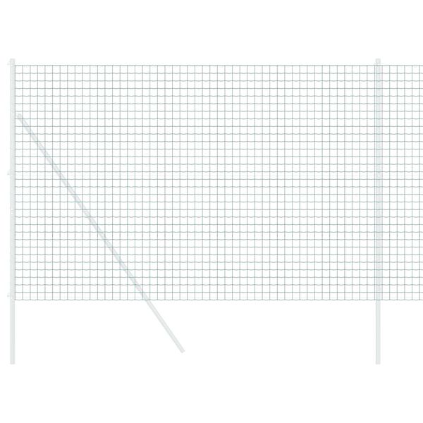 vidaXL Ogrodzenie Euro Zielony 1.5 x 10 m Żelazo pokryte PVC