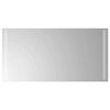 vidaXL Lustro łazienkowe LED przezroczysty 80 x 40 cm szkło hartowane