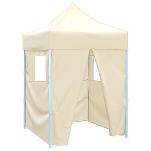 vidaXL Namiot Imprezowy Kremowy 200 x 200 x 315 cm Materiał Oxford