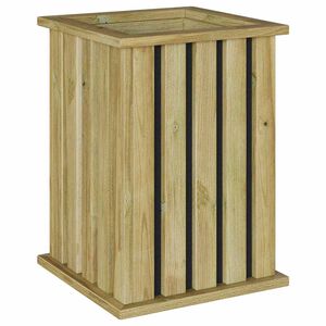 vidaXL Skrzynki na rośliny Brązowy 33 x 33 x 45 cm
