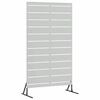 vidaXL Ekran prywatności 100 x 50 x 180 cm Stal ocynkowana srebrny