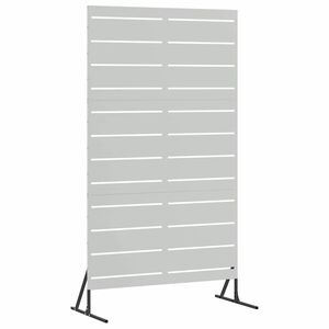 vidaXL Ekran prywatności 100 x 50 x 180 cm Stal ocynkowana srebrny
