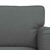 vidaXL Sofa 2 pcs Ciemnoszary 162 x 80 x 85 cm tkanina