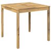 vidaXL St&oacute;ł do kolacji w ogrodzie Biały 80 x 80,5 x 75 cm