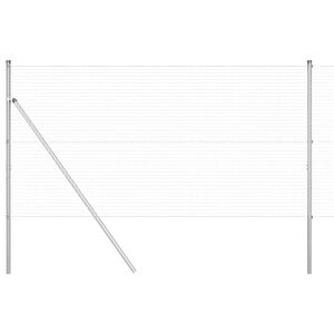 vidaXL Ogrodzenie z spawanej siatki do mocowania w ziemi 25 x 1 m