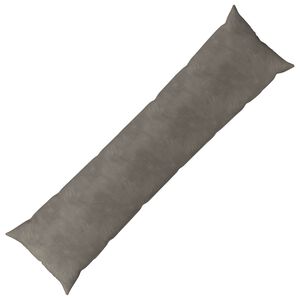 vidaXL Poszewka na poduszkę HEERLEN jasnoszary 40 x 145 cm Welur