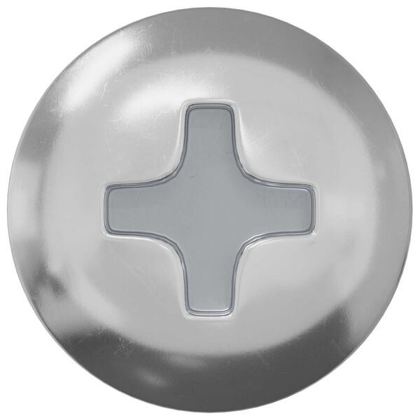 vidaXL Wsuwany gw&oacute;źdź 2 pcs Powlekana cynkiem 4 x 25 mm Stal