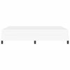 vidaXL Ramka ł&oacute;żka z materacem Czysta Biała 160 x 200 cm tkanina