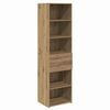 vidaXL Highboard Dąb rzemieślniczy 50 x 42,5 x 185 cm