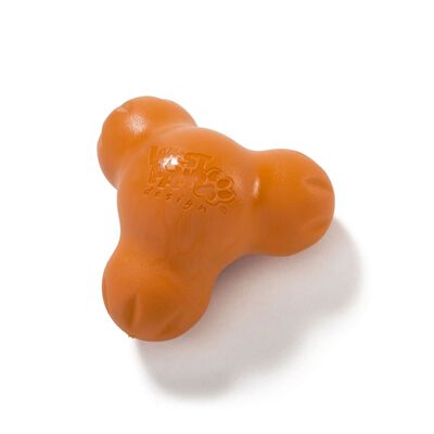 West Paw Zabawka dla psa Tux z Zogoflexu, pomarańczowa, rozmiar S