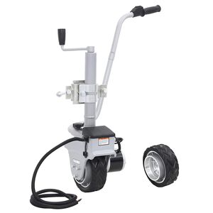 vidaXL Aluminiowe koło podporowe/manewrowe do przyczepy, 12 V, 350 W
