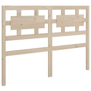 vidaXL Wezgłowie ł&oacute;żka, 205,5x4x100 cm, lite drewno sosnowe