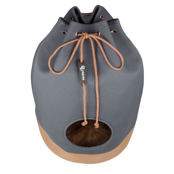 DISTRICT70 Legowisko dla kota CASA, w kształcie worka, koniak