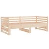 vidaXL Ł&oacute;żko rozsuwane, 2x(80x200) cm, lite drewno sosnowe