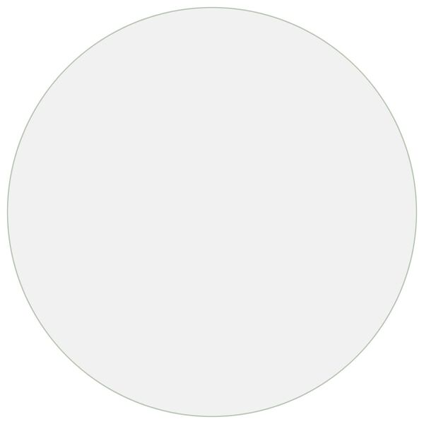 vidaXL Mata ochronna na st&oacute;ł, matowa, &Oslash; 70 cm, 1,6 mm, PVC