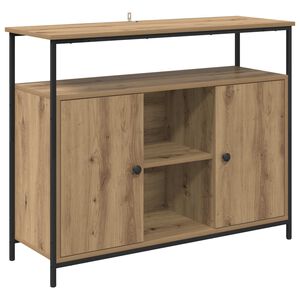 vidaXL Bufet Dąb rzemieślniczy 100 x 35 x 80 cm Drewno inżynieryjne