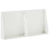 vidaXL Mur oporowy 2 szt. 40 x 12 x 30 cm Stal Biały
