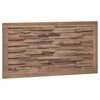 vidaXL Zagł&oacute;wek Naturalny 100 cm Lite drewno teakowe