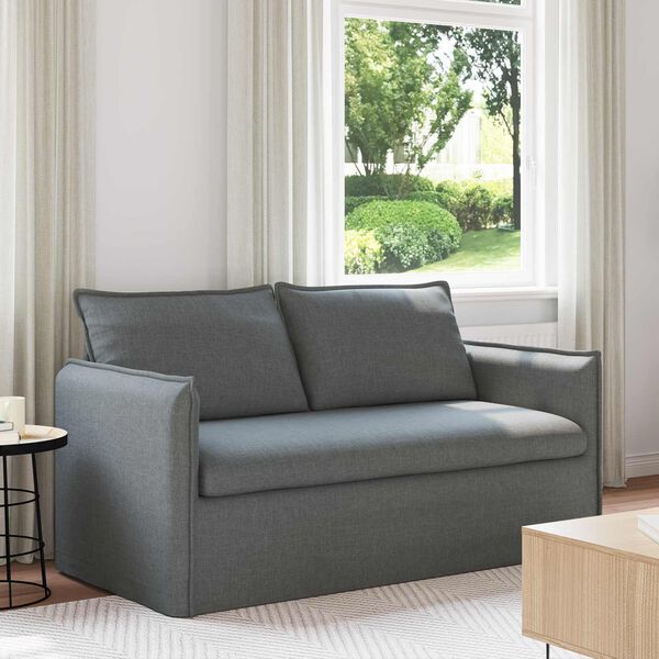 vidaXL Sofa Ciemnoszary