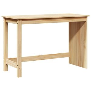 vidaXL Biurko Brązowy 112 x 50 x 75 cm Lite drewno sosnowe