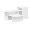 vidaXL Konsola Biały 91,5 x 35 x 38,5 cm Drewno inżynieryjne