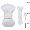 vidaXL Siatka dla kota przezroczysta 8x3 m Nylon