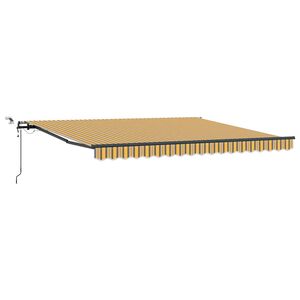 vidaXL Markiza wysuwana Wielokolorowe 400 &times; 350 cm Poliester