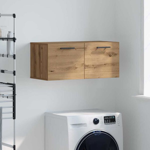 vidaXL Szafka ścienna dąb artisan 80 x 36.5 x 35 cm