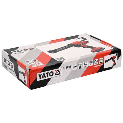 YATO Pistolet do uszczelniaczy z akumulatorem 4,0 Ah Li-Ion 18 V