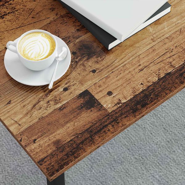 vidaXL Stolik kawowy Stare drewno 100 x 50 x 45 cm