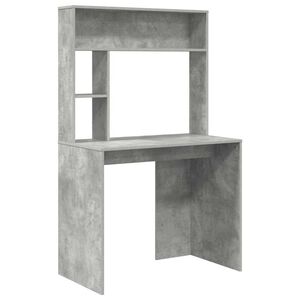 vidaXL Biurko Betonowy szary 91 x 50 x 149 cm Drewno inżynieryjne