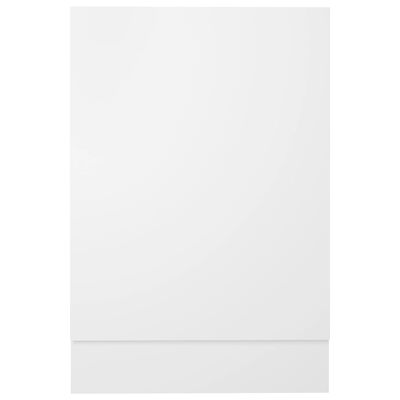 vidaXL Panel do zabudowy zmywarki, biały, 45x3x67 cm
