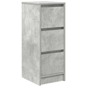vidaXL Komoda Betonowa Szara 29,5x34x76 cm Drewno klejone